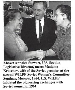 Annalee Stewart with Madame Kruschev